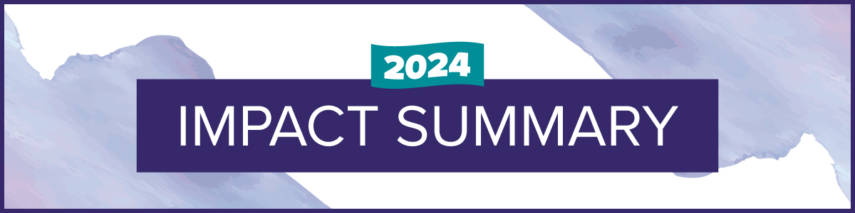 2024 impact summary header